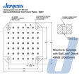 Line Art Ball Lock® Modular Grid Fixture Plates Metric