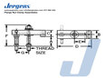 Line Art Flange Nut Clamp Assembly