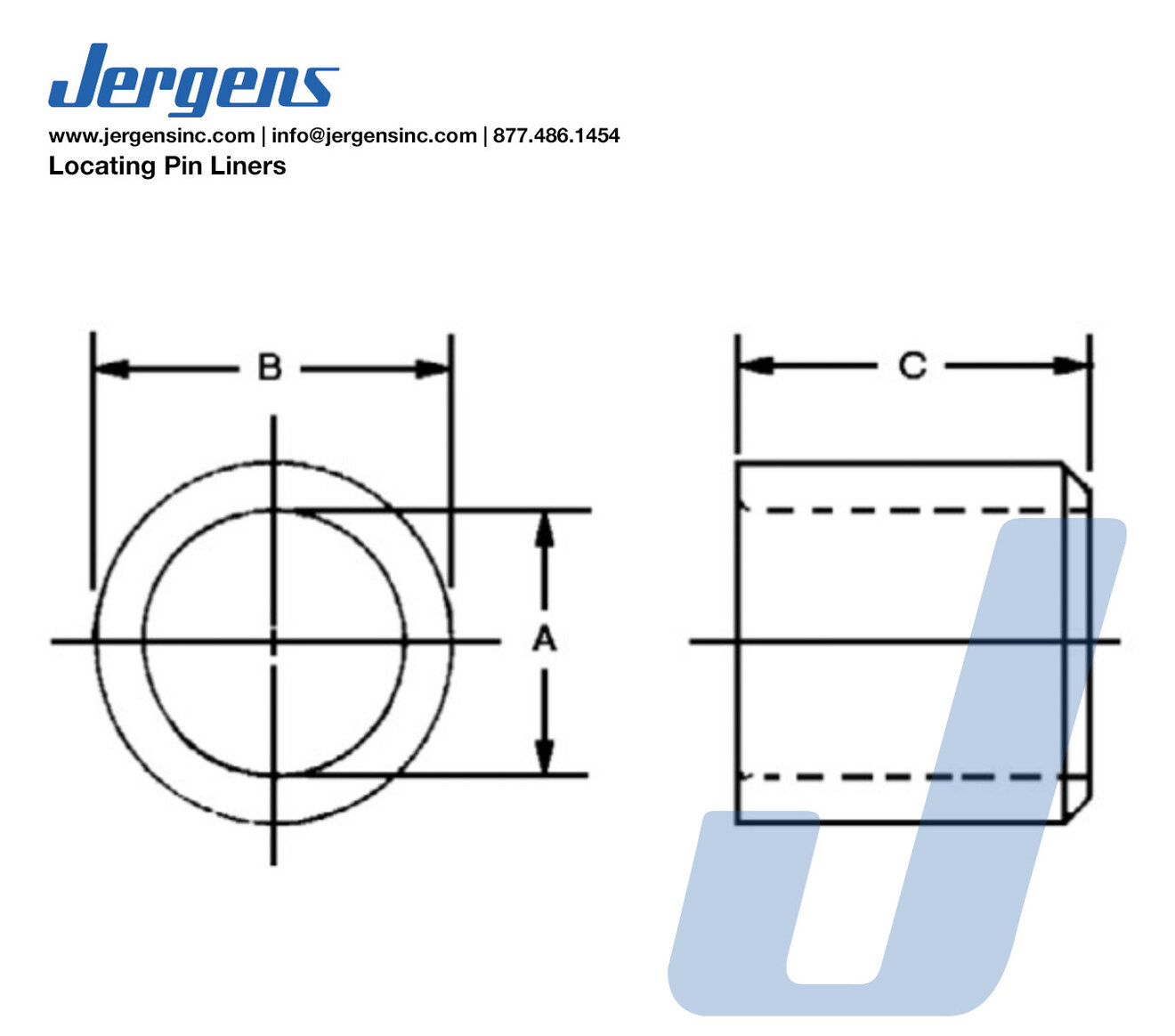 Locating Pin Liners Jergens Workholding