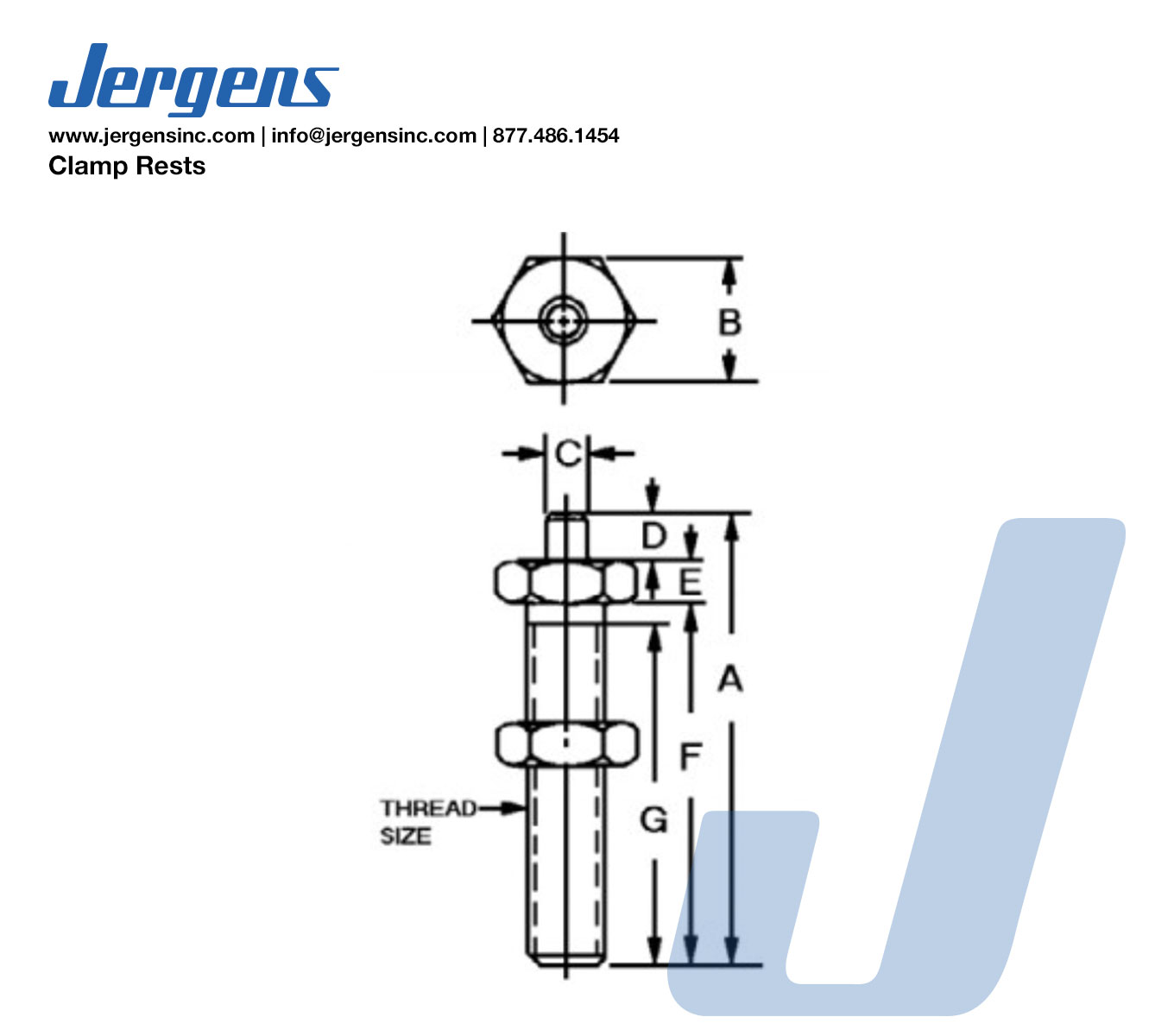 Line Art Clamp Rests