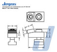 Line Art 68741 CLAMP, MICRO T-SLOT TOE 9/16