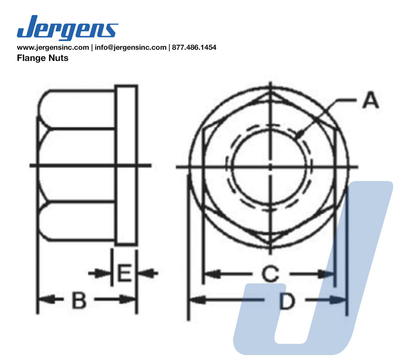 Flange Nuts Jergens, Inc. Jergens Workholding